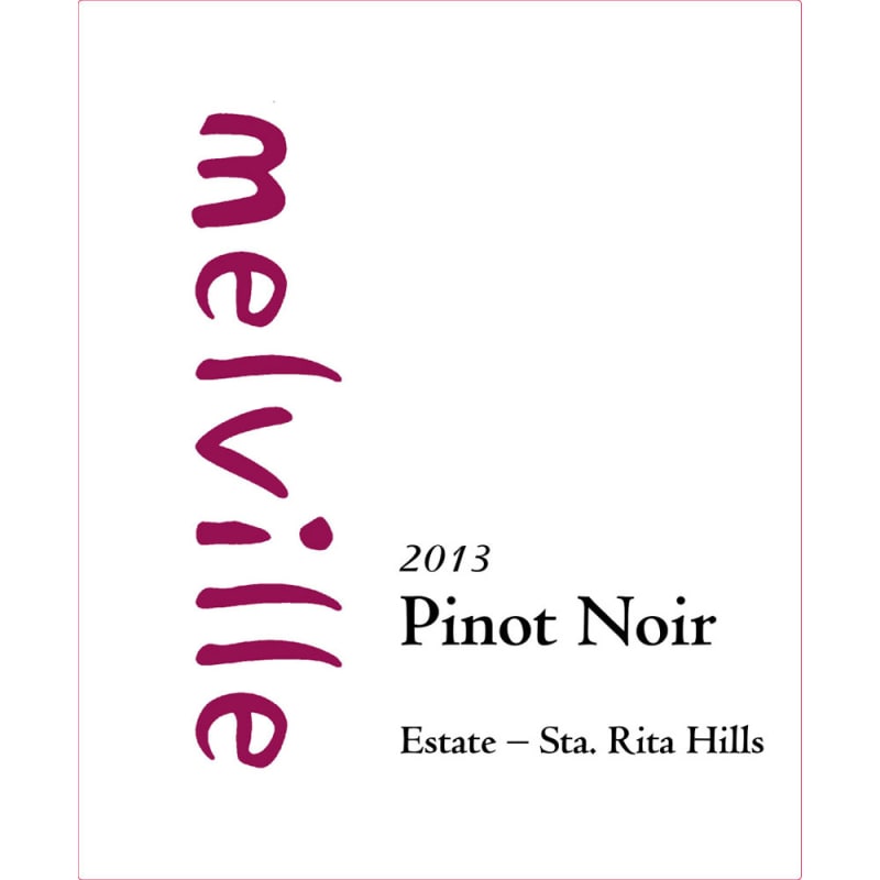 Melville Sta. Rita Hills Estate Pinot Noir 2013 Front Label