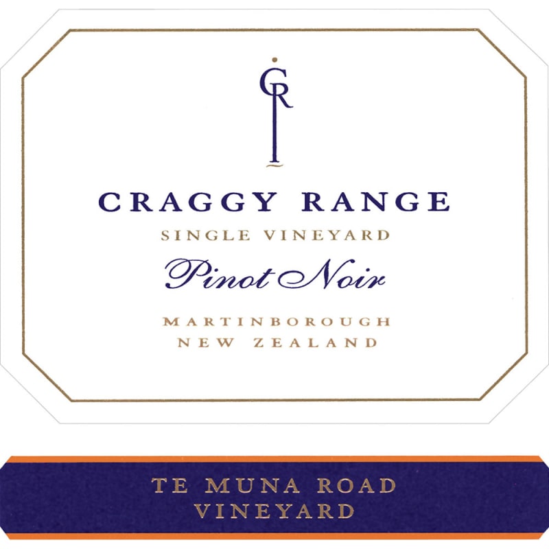 Craggy Range Winery Te Muna Road Vineyard Pinot Noir 2012 Front Label