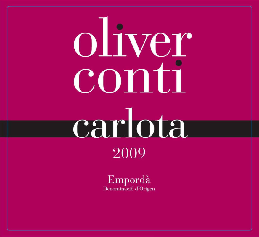 Oliver Conti Carlota 2009 Front Label
