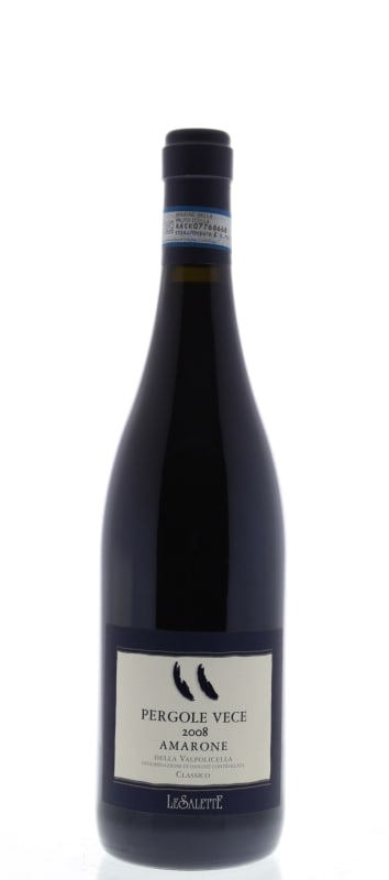 Le Salette Pergole Vece Amarone 2008 Front Bottle Shot