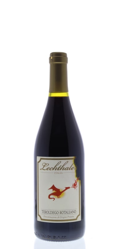 Lechthaler Teroldego Rotaliano 2012 Front Bottle Shot