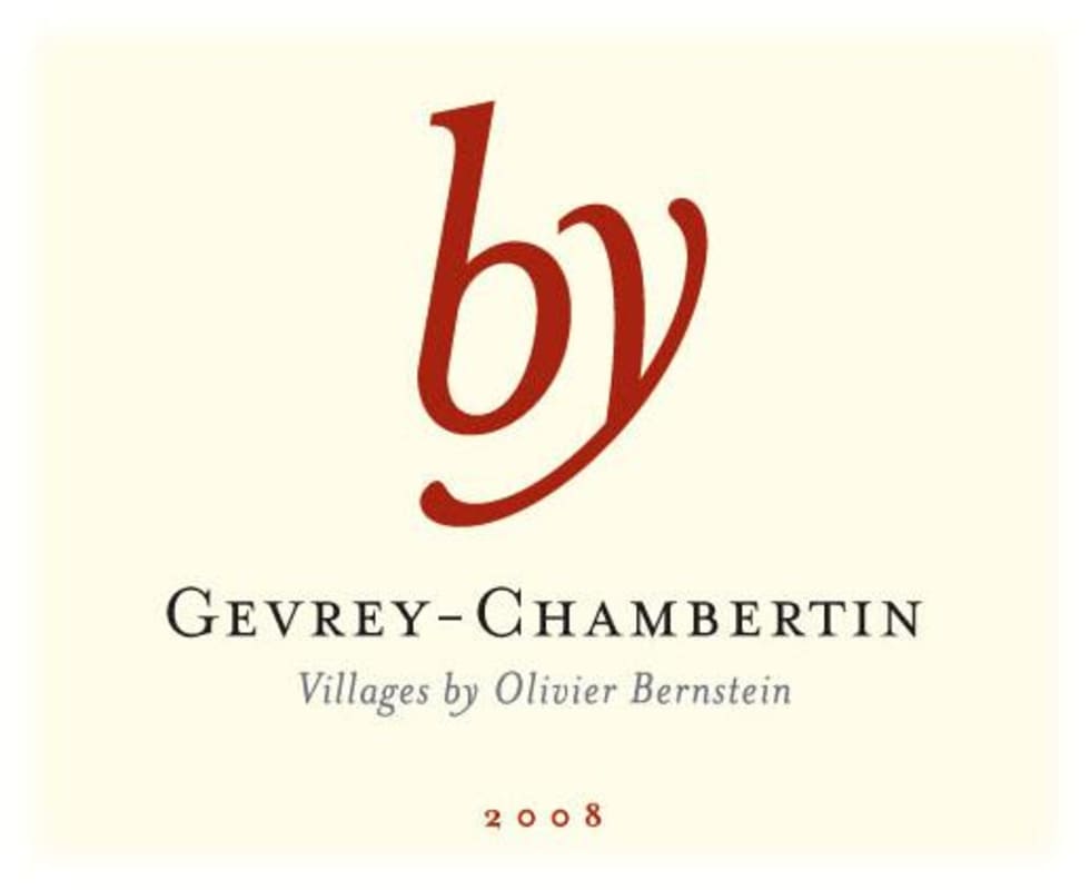 Olivier Bernstein Gevrey-Chambertin Villages 2008 Front Label