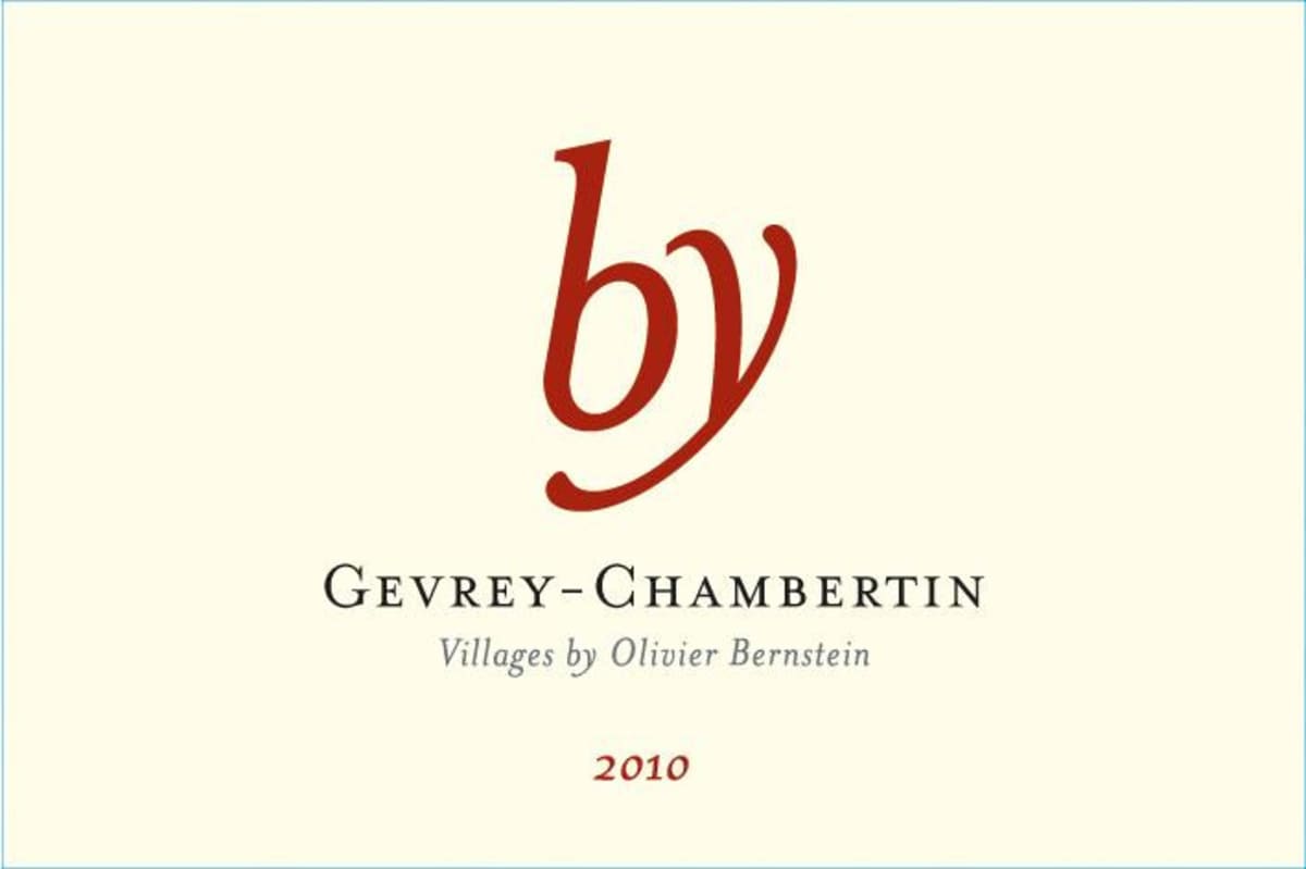 Olivier Bernstein Gevrey-Chambertin Villages 2010 Front Label