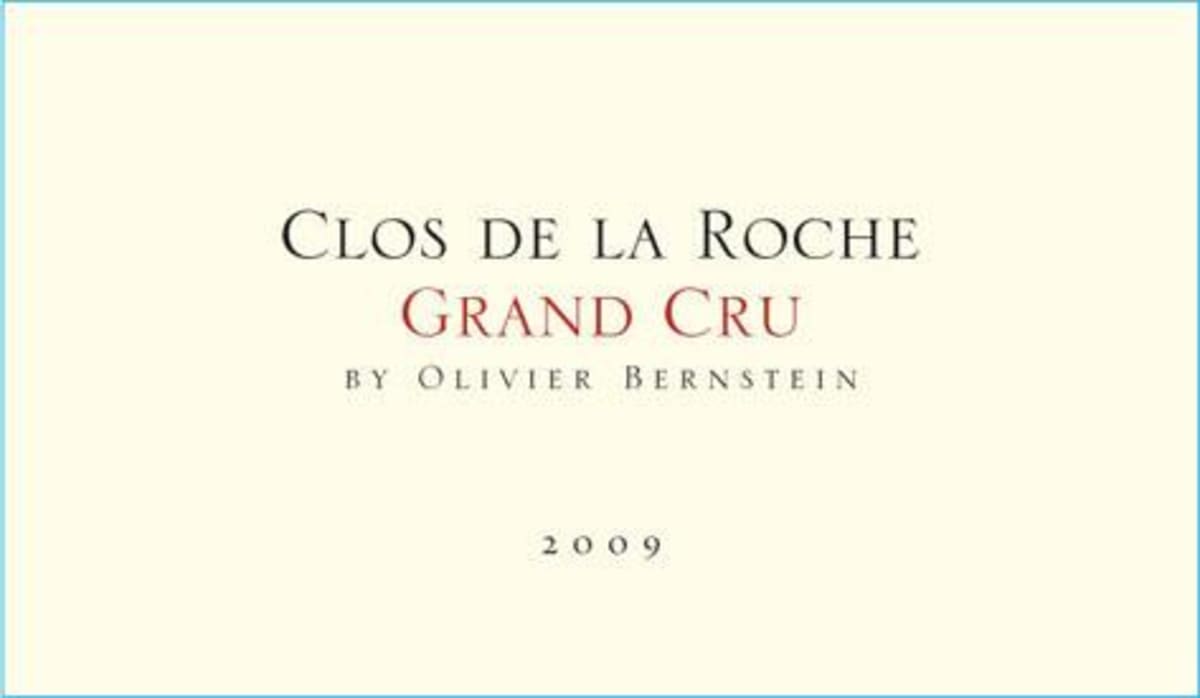 Olivier Bernstein Clos de la Roche Grand Cru 2009 Front Label