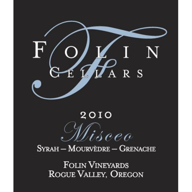Folin Cellars Misceo 2010 Front Label