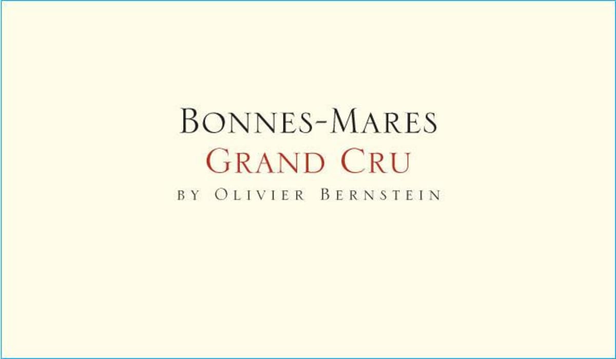 Olivier Bernstein Bonnes-Mares Grand Cru 2014 Front Label