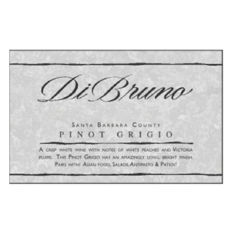 Di Bruno Pinot Grigio 2014 Front Label
