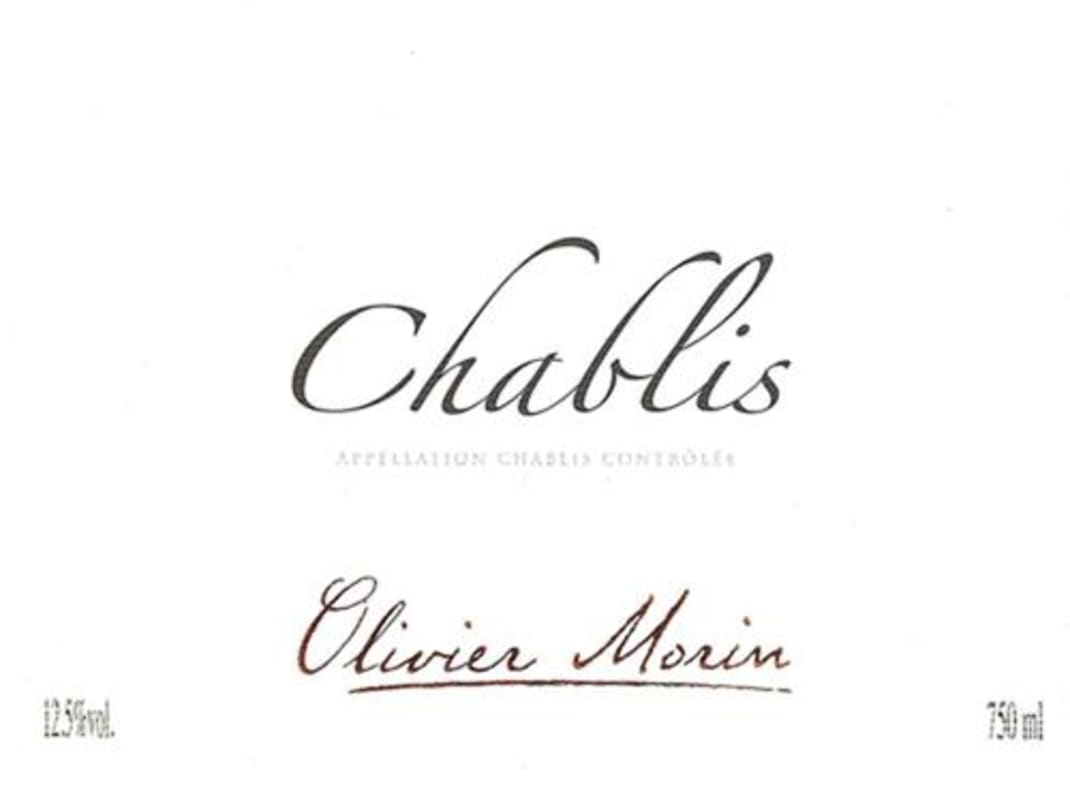 Domaine Olivier Morin Chablis 2009 Front Label