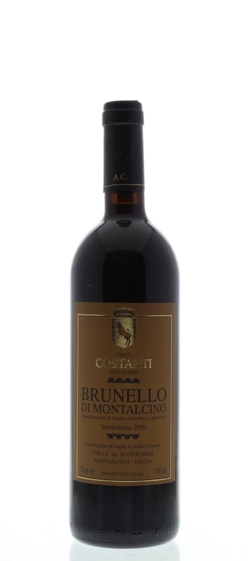 Conti Costanti Brunello di Montalcino 2009 Front Bottle Shot