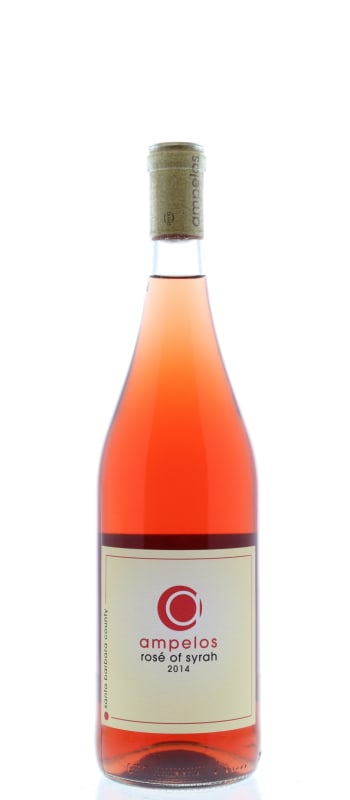 Ampelos Cellars Rose of Syrah 2014 Front Bottle Shot