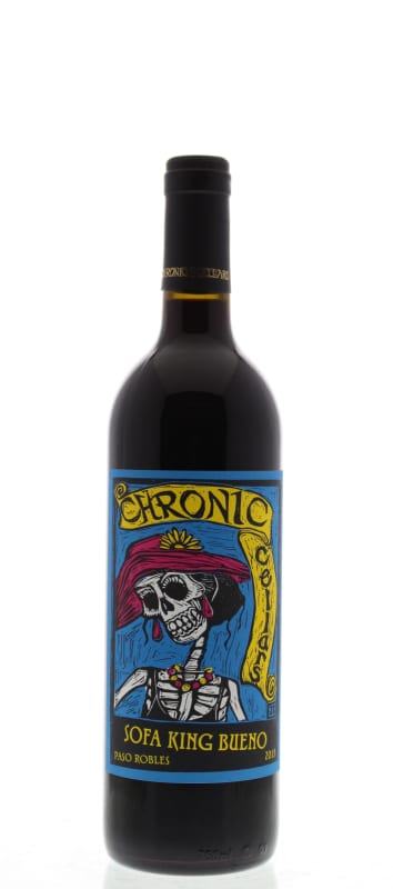 Chronic Cellars Sofa King Bueno Red Blend 2013 Front Bottle Shot