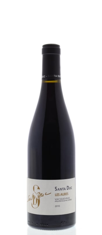 Domaine Santa Duc Les Aubes Vacqueyras 2010 Front Bottle Shot