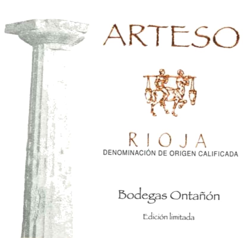 Bodegas Ontanon Arteso 2008 Front Label
