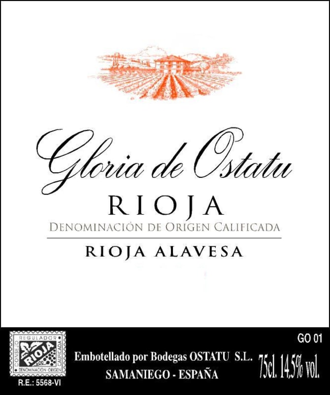 Ostatu Gloria de Ostatu 2007 Front Label