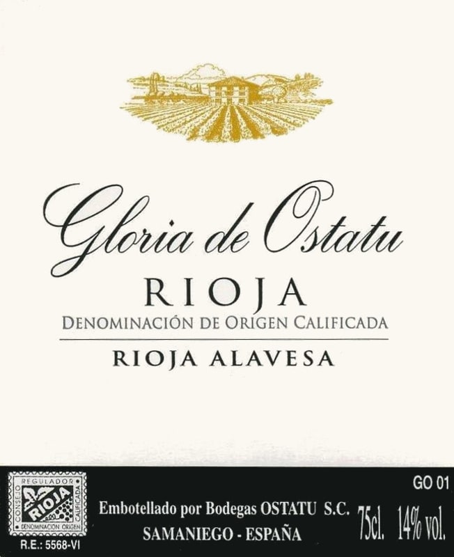 Ostatu Gloria de Ostatu 2002 Front Label