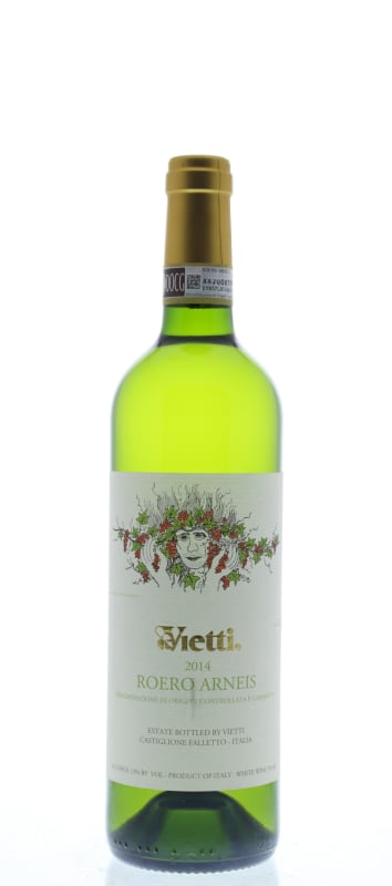 Vietti Roero Arneis 2014 Front Bottle Shot