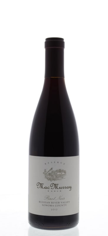 MacMurray Ranch Reserve Russian River Pinot Noir 2012 Front Bottle Shot