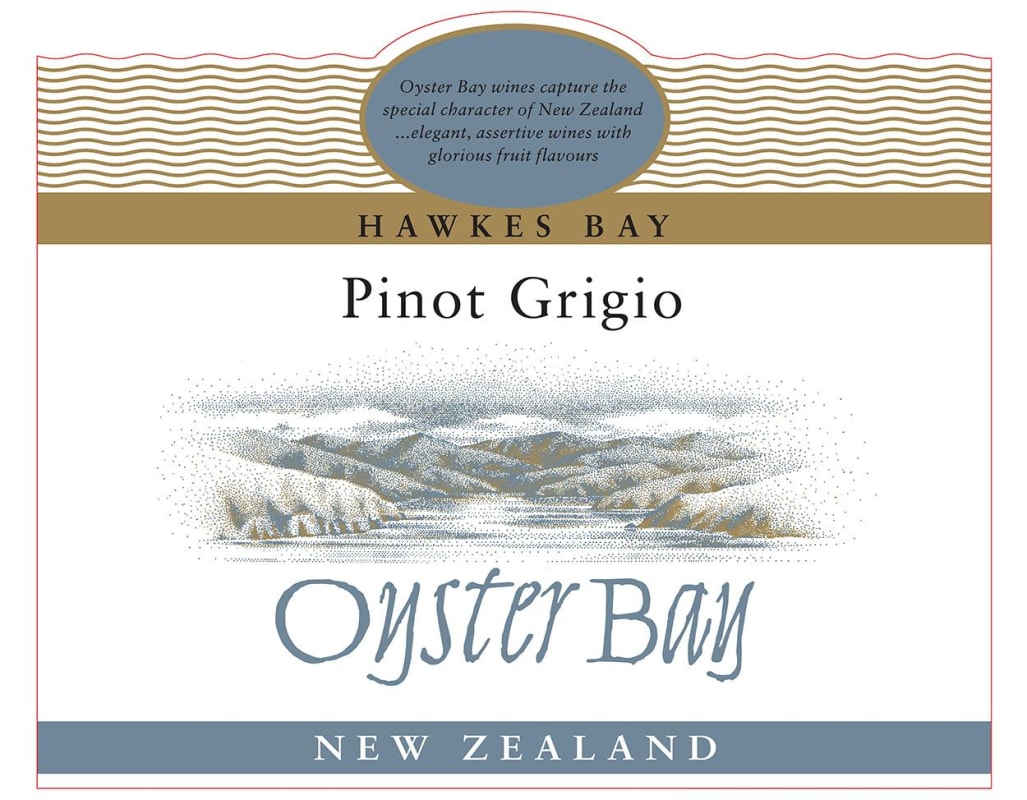 Oyster Bay Pinot Grigio 2015 Front Label