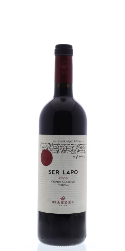 Mazzei Chianti Classico Riserva Ser Lapo 2009 Front Bottle Shot