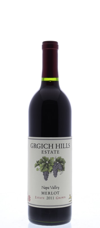 Grgich Hills Estate Merlot 2011 Front Bottle Shot