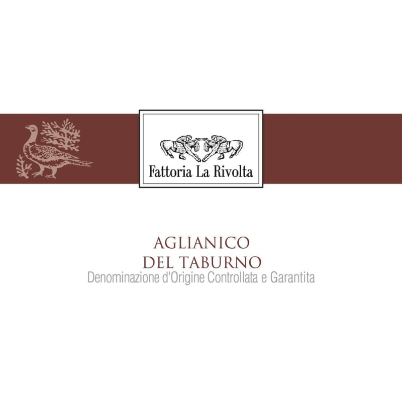 Fattoria La Rivolta Aglianico del Taburno 2010 Front Label