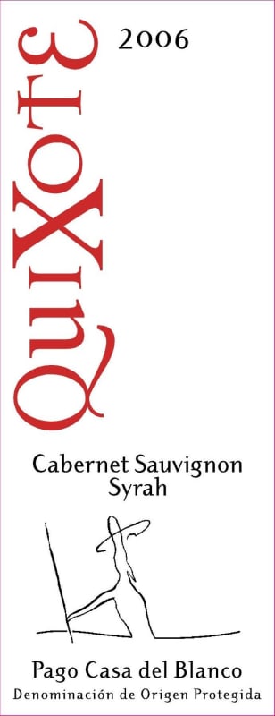 Pago Casa del Blanco Quixote Cabernet Sauvignon - Syrah 2006 Front Label