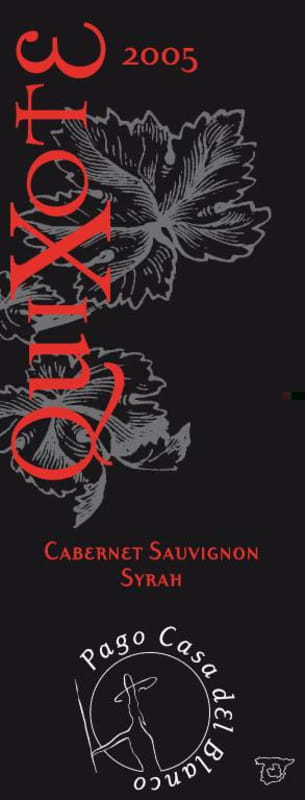 Pago Casa del Blanco Quixote Cabernet Sauvignon Syrah 2005 Front Label