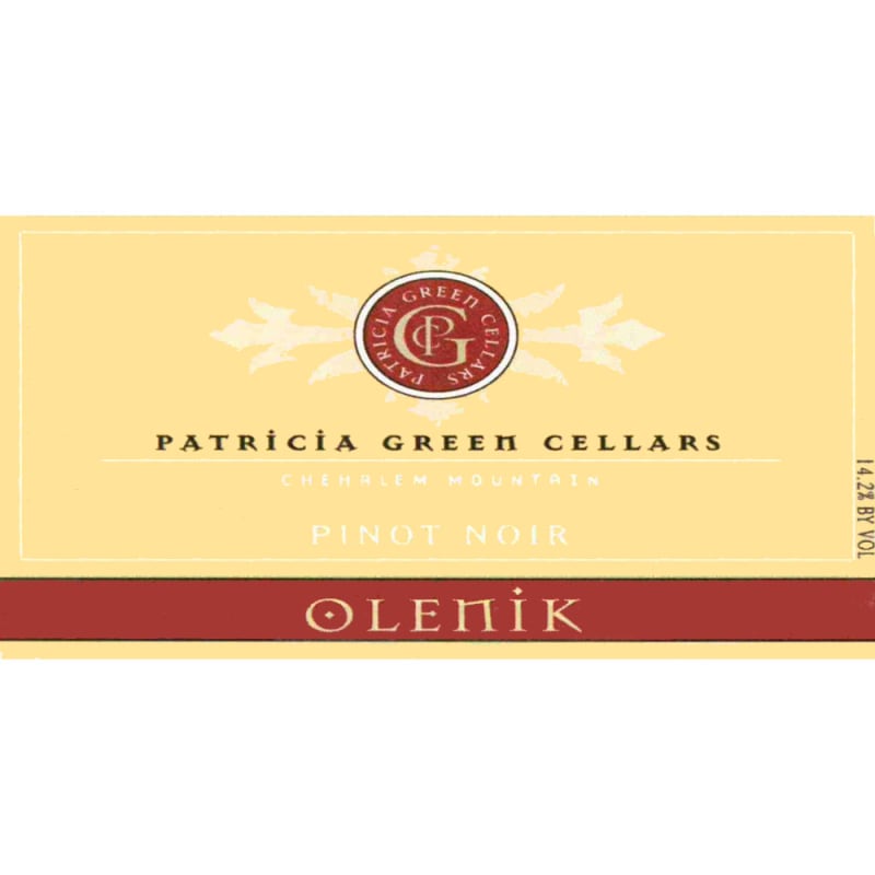 Patricia Green Olenik Pinot Noir 2013 Front Label