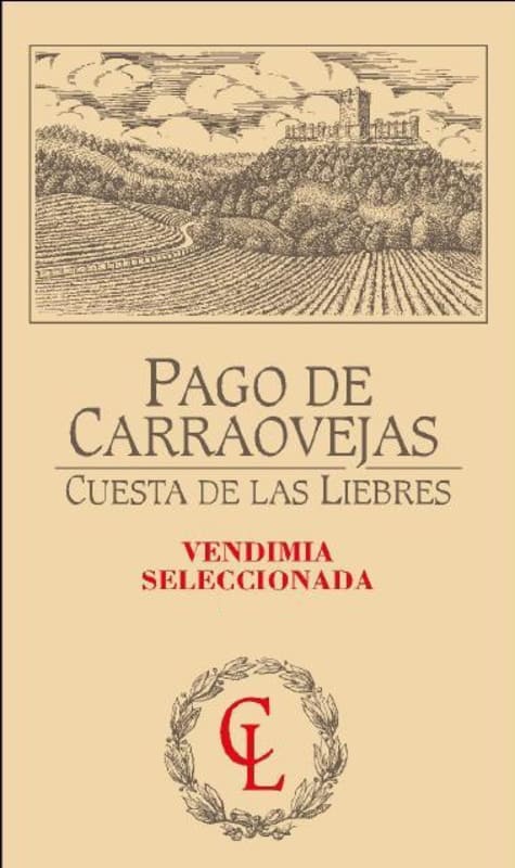 Pago de Carraovejas Cuesta de las Liebres Vendimia Seleccionada 2009 Front Label