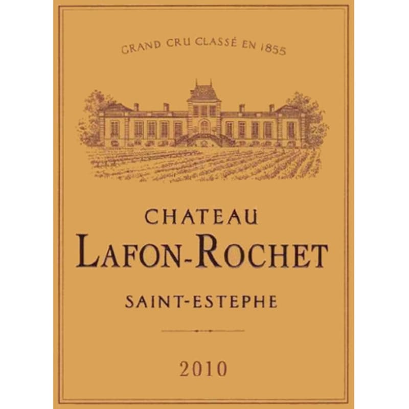 Chateau Lafon-Rochet 2010 Front Label