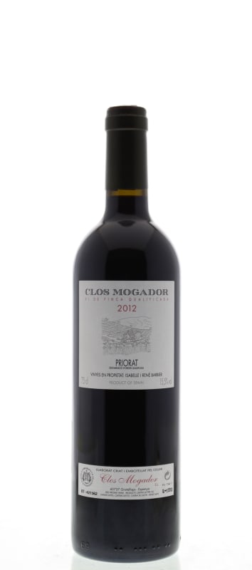 Clos Mogador Priorat 2012 Front Bottle Shot