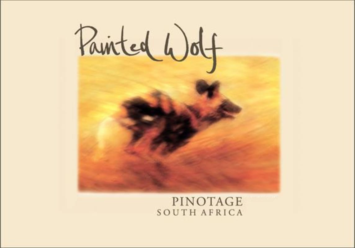Painted Wolf The Black Pack Pinotage 2011 Front Label