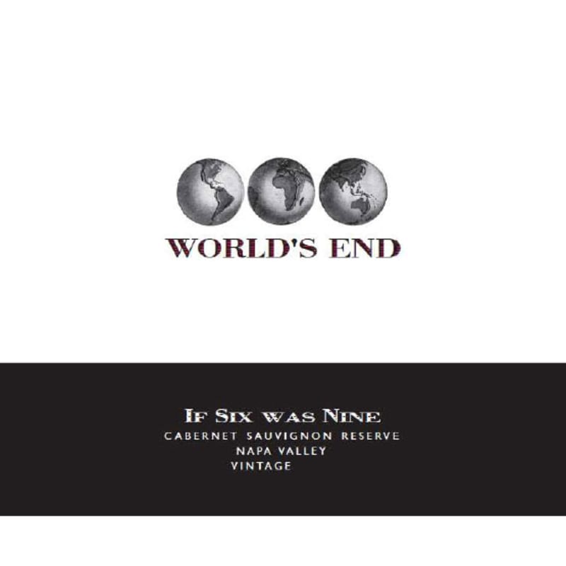 World's End If Six Was Nine Reserve Cabernet Sauvignon 2013 Front Label