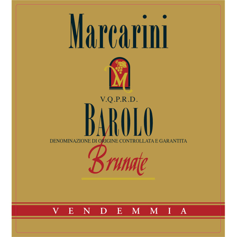 Marcarini Barolo Brunate (375ML half-bottle) 2011 Front Label