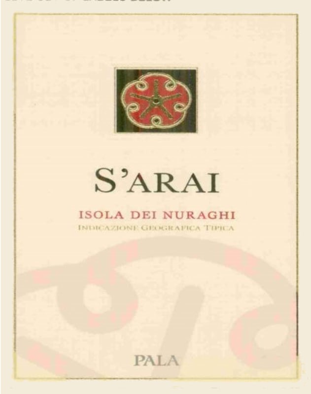 Pala Isola dei Nuraghi S'arai 2010 Front Label