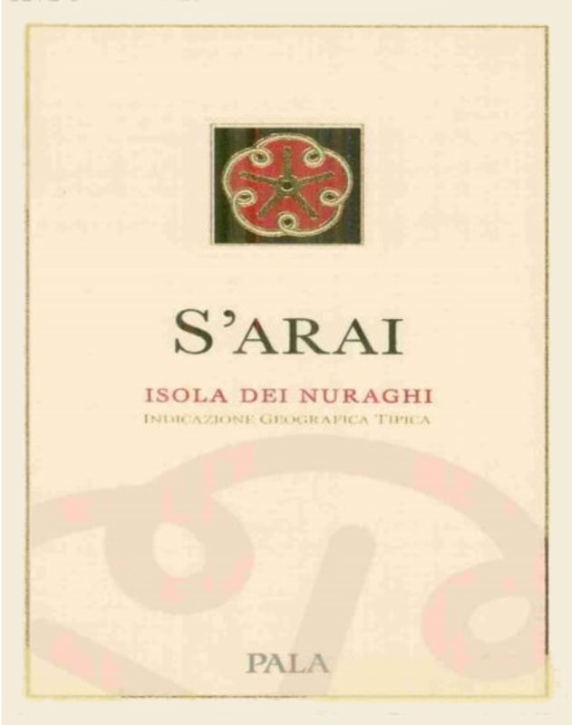 Pala Isola dei Nuraghi S'arai 2008 Front Label