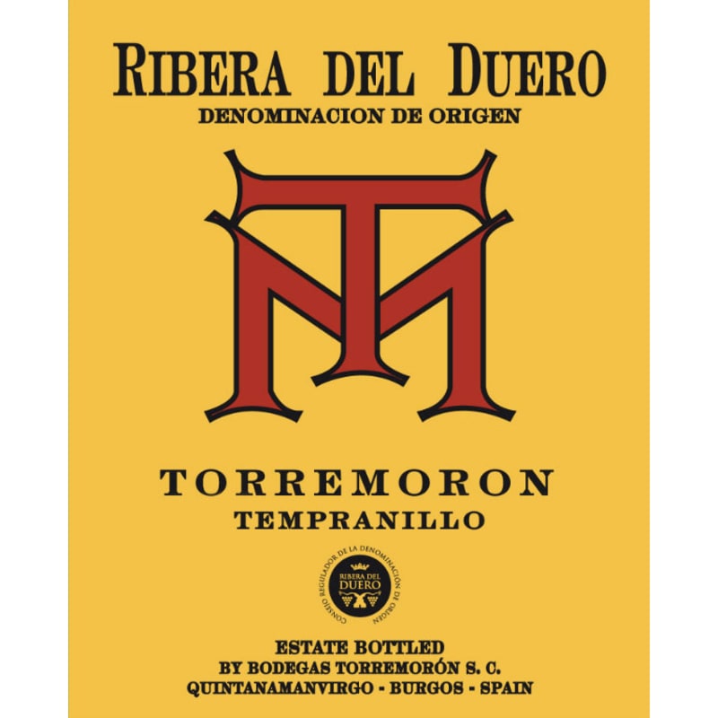 Vinos Torremoron Tempranillo 2013 Front Label