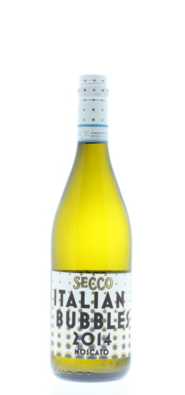 Secco Italian Bubbles by Charles Smith Moscato 2014 Front Bottle Shot