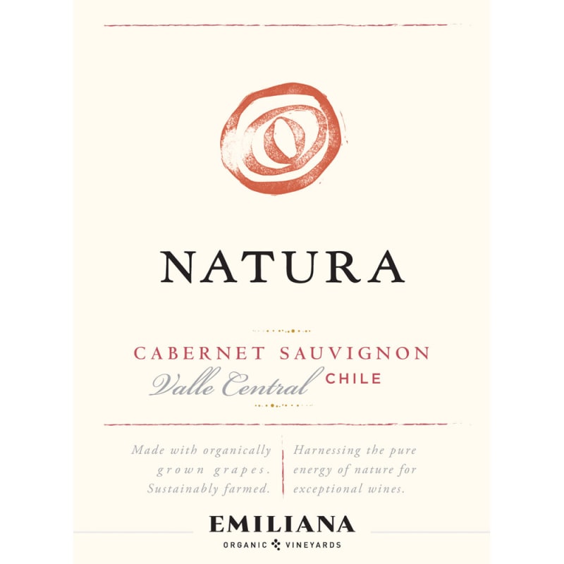 Natura Cabernet Sauvignon 2014 Front Label