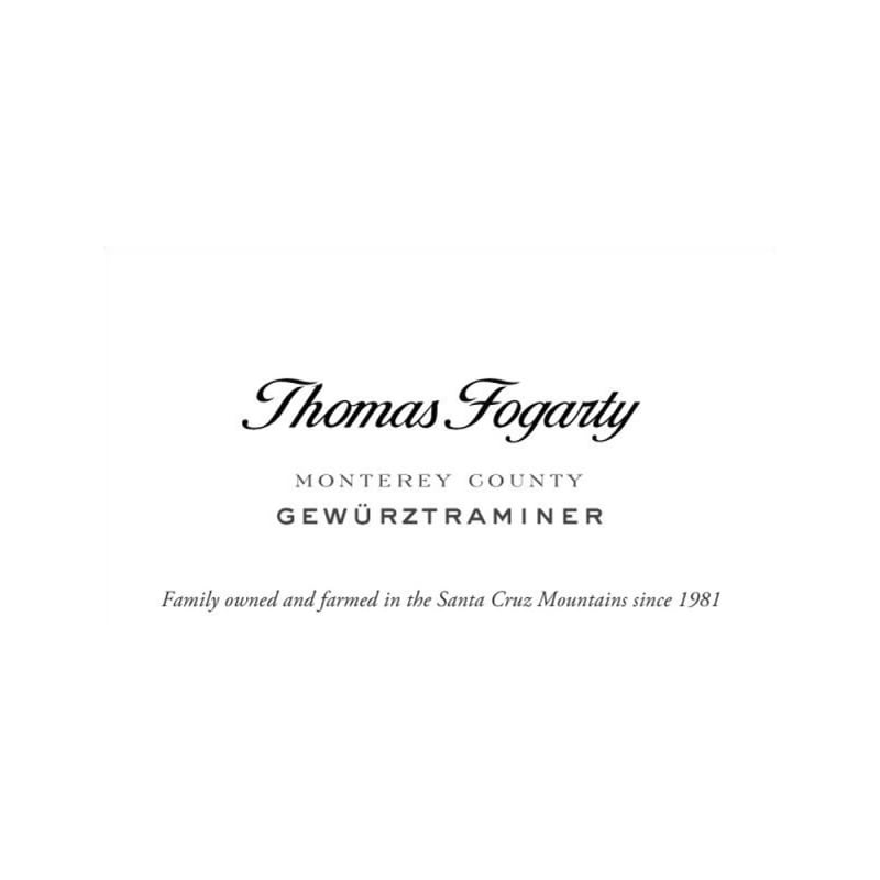 Thomas Fogarty Monterey Gewurztraminer 2013 Front Label