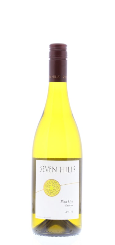 Seven Hills Winery Oregon Pinot Gris 2014 Front Bottle Shot