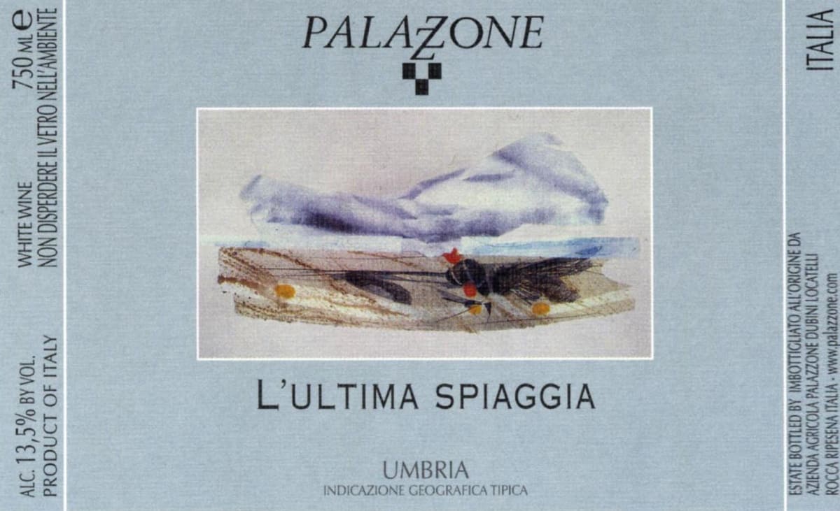 Palazzone Umbria L'Ultima Spiaggia Viognier 2006 Front Label