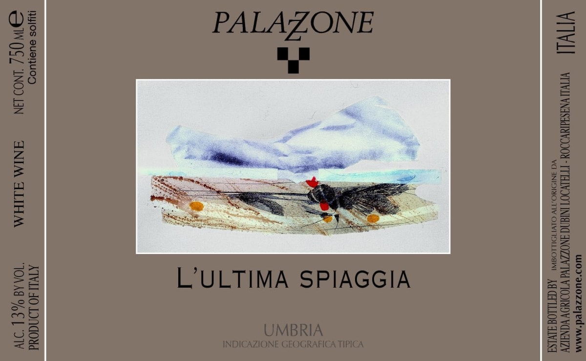 Palazzone Umbria L'Ultima Spiaggia Viognier 2009 Front Label