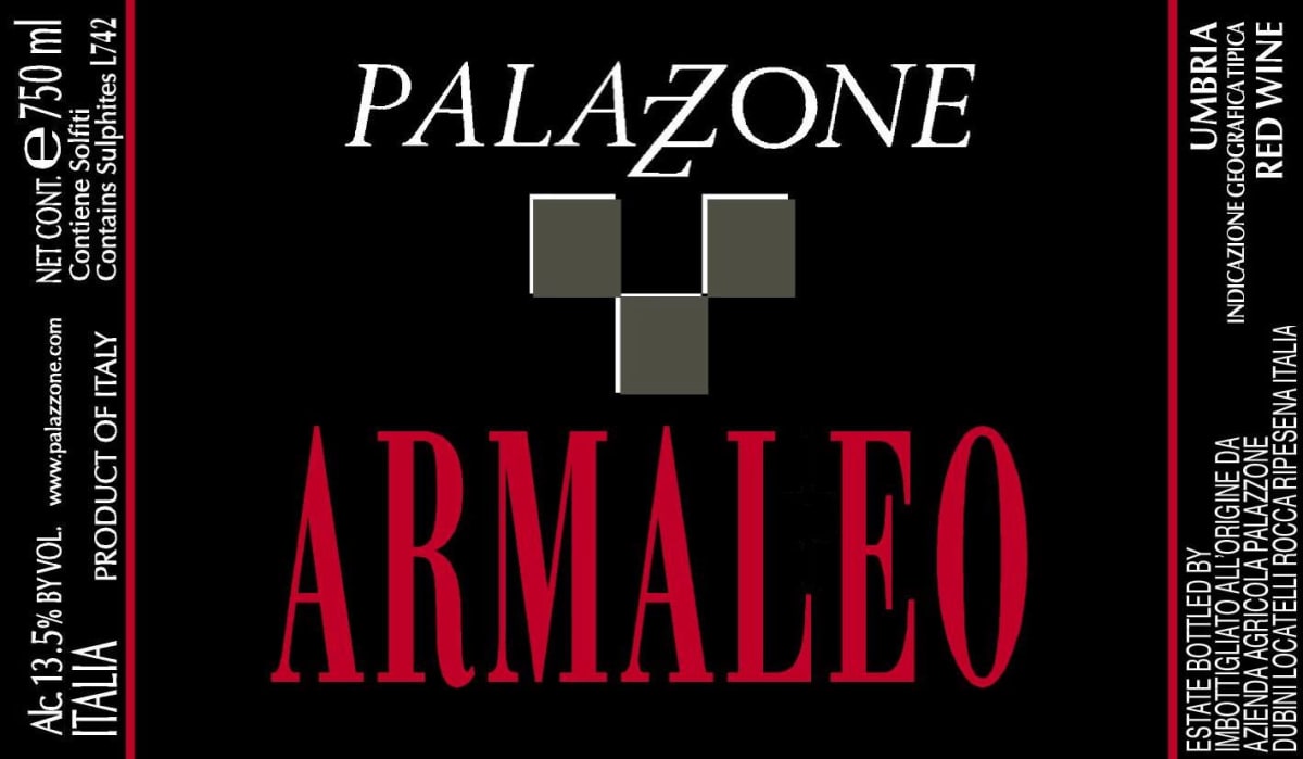 Palazzone Umbria Armaleo Rosso 2006 Front Label