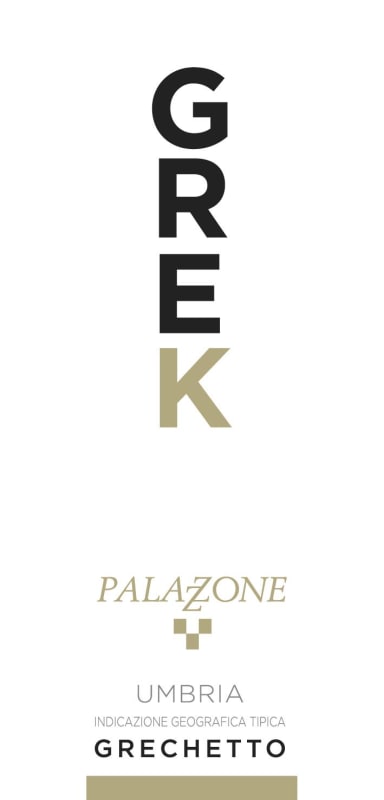 Palazzone Umbria Grek Grechetto 2015 Front Label