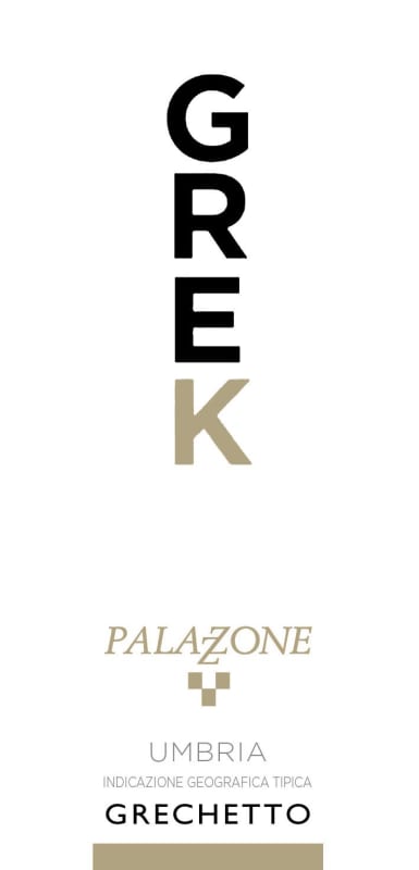 Palazzone Umbria Grek Grechetto 2012 Front Label