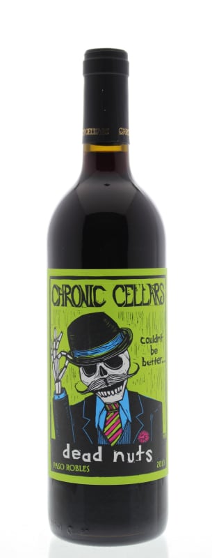 Chronic Cellars Dead Nuts Red Blend 2013 Front Bottle Shot