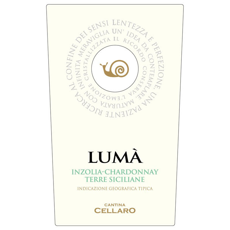 Cantine Cellaro Luma Inzolia-Chardonnay Terre Siciliane 2013 Front Label