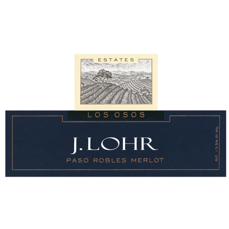 J. Lohr Estates Los Osos Merlot 2013 Front Label