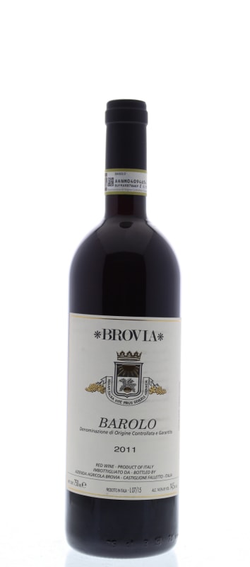 Brovia Barolo 2011 Front Bottle Shot